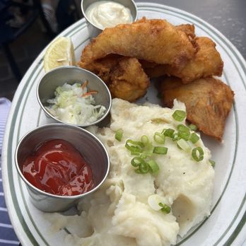 Dubliner Restaurant & Pub - Fish and Chips (sub mashed potatoes for chips!) - Irish Near Me - Washington, DC, District of Columbia Dubliner Restaurant & Pub - Fish and Chips (sub mashed potatoes for chips!) - Irish Near Me - Washington, DC, District of Columbia