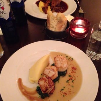 Absinthe Bistro - Scallops and lamb. - French Near Me - Vancouver, British Columbia