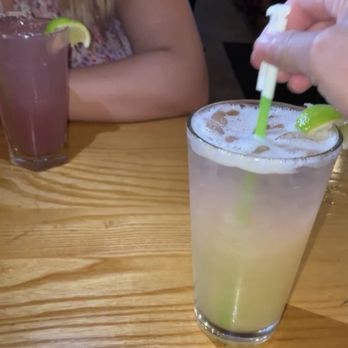 Four Peaks Brewing - Blueberry drink and Barbie shoe - Pubs Near Me - Tempe, Arizona