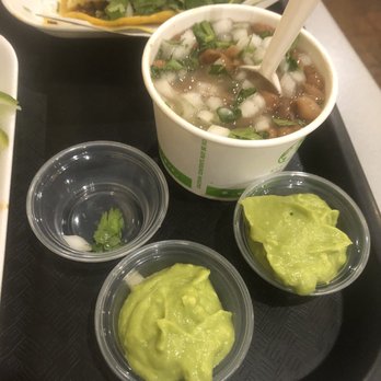 Tacos Calafia - Downtown - De la holla  beans and guacamole  Frijoles de la holla y guacamole - Tacos Near Me - Phoenix, Arizona
