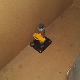 Natural gas spigot. Natural gas spigot.