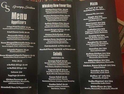 Menu photo 2 The Grumpy Sicilian Prescott, AZ
