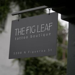 The Fig Leaf Tattoo - Our entrance is down a driveway.