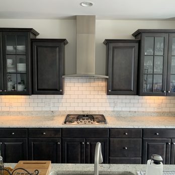 First Impressions - After (white subway tile backsplash) - General Contractors Near Me