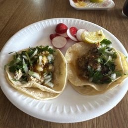 Tacos de asada and buchi... excellent!!