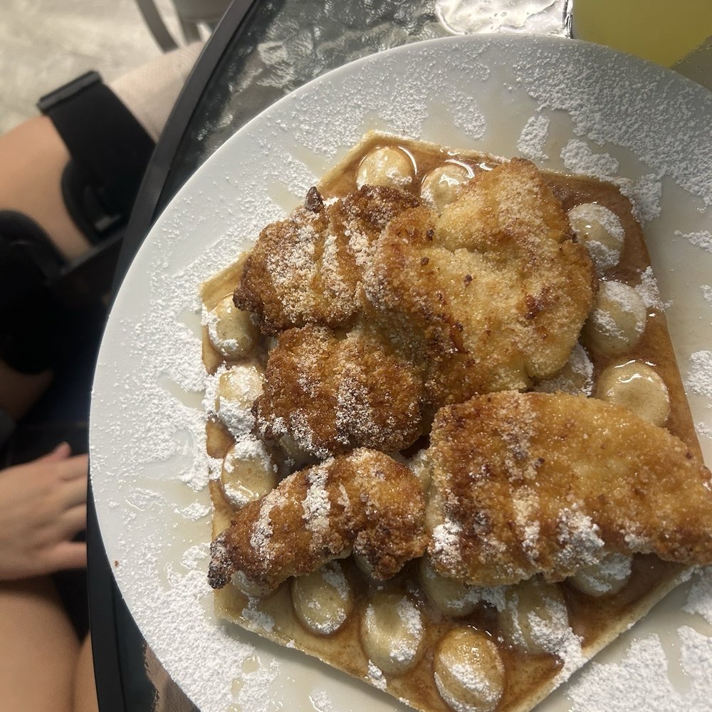 Sweet Corner Cafe - Mochi Chicken And Bubble Waffle - Comfort Food Near Me - Aiea, Hawaii Sweet Corner Cafe - Mochi Chicken And Bubble Waffle - Comfort Food Near Me - Aiea, Hawaii