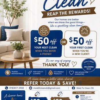 Maid to Clean OK - Home Cleaning Near Me Maid to Clean OK - Home Cleaning Near Me