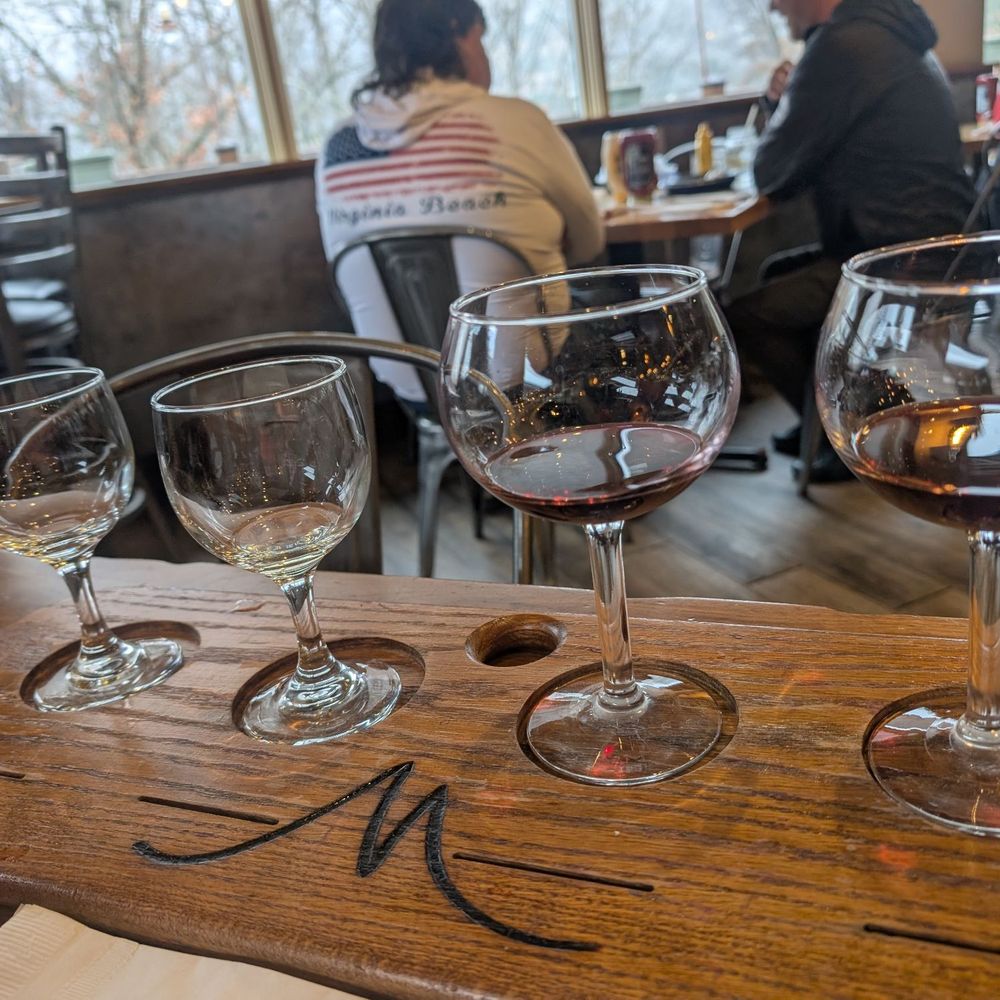 Campfire Grill - A wine tasting flight - American Near Me - Mc Gaheysville, Virginia Campfire Grill - A wine tasting flight - American Near Me - Mc Gaheysville, Virginia