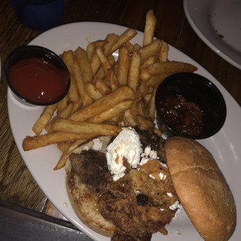 Bantam Pub - Lamb burger and fries - New American Near Me - Atlanta, Georgia