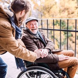 Comfort Keepers - If weather allows we love taking our clients out for a walk.