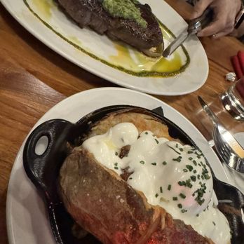 Michael Jordan's Steak House - * H A N D-C U T R I B E Y E 14O Z * *Baked Potato ( side dish ) - Steakhouses Near Me - Ridgefield, Washington Michael Jordan's Steak House - * H A N D-C U T R I B E Y E 14O Z * *Baked Potato ( side dish ) - Steakhouses Near Me - Ridgefield, Washington