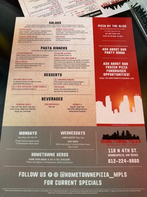 Menu photo 3 Hometowne Pizza Minneapolis, MN Menu photo 3 Hometowne Pizza Minneapolis, MN