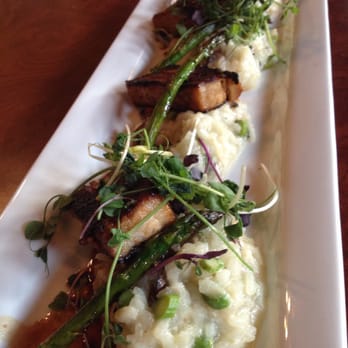 Manhattan's Pub N' Cheer - Crispy Pork with risotto - American Near Me - Toledo, Ohio Manhattan's Pub N' Cheer - Crispy Pork with risotto - American Near Me - Toledo, Ohio