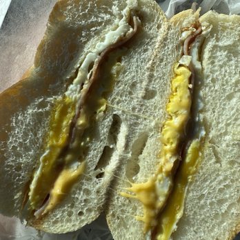 JV Bagels - 2 Double Egg and Cheese with ham on a roll - Bagels Near Me - Brewster, New York