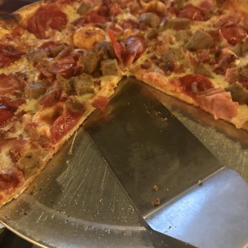 New York Pizza District - Meat lover's pizza - Pizza Near Me - Navarre, Florida New York Pizza District - Meat lover's pizza - Pizza Near Me - Navarre, Florida