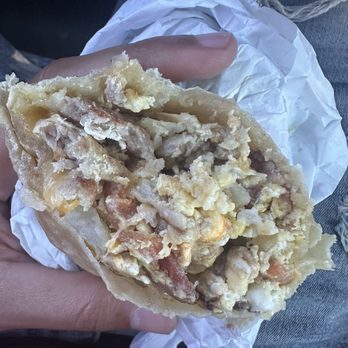 Zendejas Tacos - The Americano breakfast burrito - Tacos Near Me - San Bernardino, California Zendejas Tacos - The Americano breakfast burrito - Tacos Near Me - San Bernardino, California