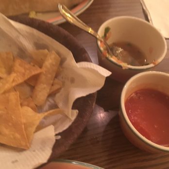 La Milpa - Free chips and salsa. Not a fan of the salsa. - Mexican Near Me - Milpitas, California
