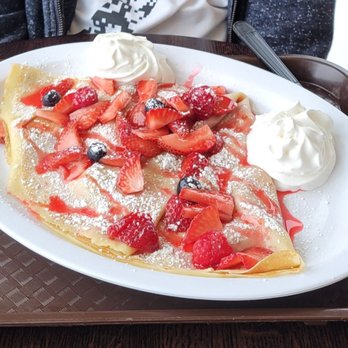Calf & Chick - Crepes with berries and cream. - Breakfast & Brunch Near Me - Torrance, California Calf & Chick - Crepes with berries and cream. - Breakfast & Brunch Near Me - Torrance, California