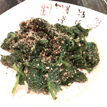 Yokushi Robata - Goma-ae (boiled spinach w/ sesame sauce) - $3.50 - Poke Near Me - Houston, Texas Yokushi Robata - Goma-ae (boiled spinach w/ sesame sauce) - $3.50 - Poke Near Me - Houston, Texas
