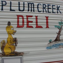 Plum Creek Deli - Our Logo the Desert Rat (even he likes our burgers!)