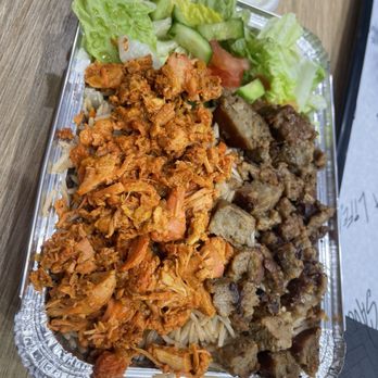 New York Chicken & Gyro - Mix Platter - Halal Near Me - Pasadena, California