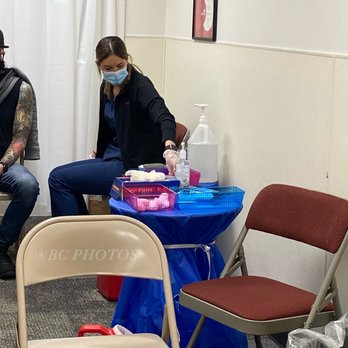 CVS Pharmacy - Hubby getting his. There are two chairs to help expedite the line. Very efficient. - Drugstores Near Me - Sicklerville, New Jersey