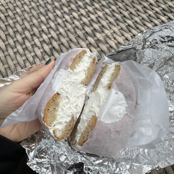 Bagelworks - Gluten Free Bagels - everything Tofu plain cream "cheese" - Bagels Near Me - New York, New York