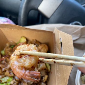 Bluefin Sushi Thai - This is not a shrimp this thing is huge just got to be a tiger prawn it's so delicious - Thai Near Me - Alameda, California