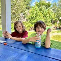 Par Fore Golf Center - A hydration break after the first 9 holes on the wonderful Miniature Golf course. 3
