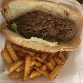Lakeview Harbor - Debris roast beef poboy and fries - American Near Me - New Orleans, Louisiana
