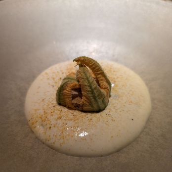 Provenance - Uni Custard: squash, whipped tofu, vadouvan vinaigrette - French Near Me - Philadelphia, Pennsylvania Provenance - Uni Custard: squash, whipped tofu, vadouvan vinaigrette - French Near Me - Philadelphia, Pennsylvania