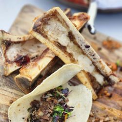 Humo - The last taco   from the bone Marrow Appetizer