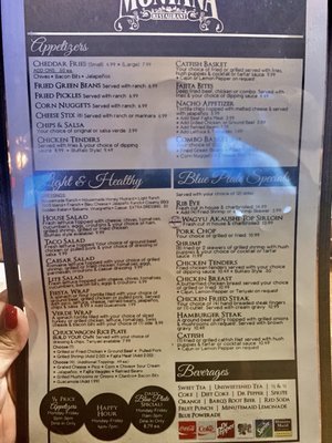 Menu photo 6 Montana Restaurant Stephenville, TX Menu photo 6 Montana Restaurant Stephenville, TX