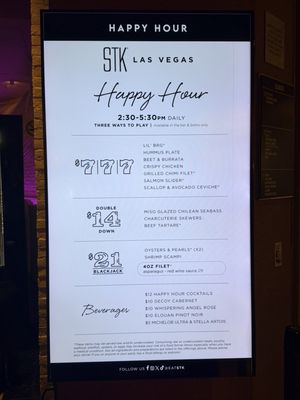 Menu photo 3 STK Steakhouse Las Vegas, NV Menu photo 3 STK Steakhouse Las Vegas, NV