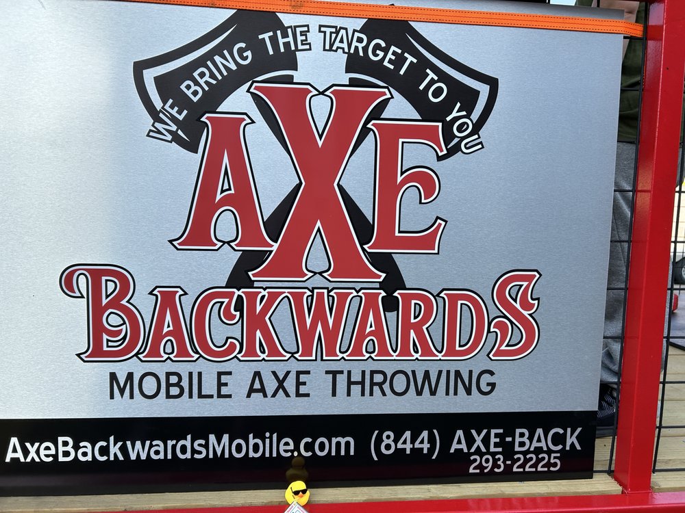AXE BACKWARDS MOBILE AXE THROWING Request a Quote Dayton, Ohio