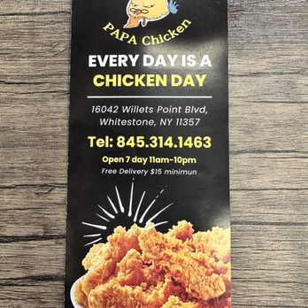 Papa Chicken - Menu - Chicken Shop Near Me - Queens, New York Papa Chicken - Menu - Chicken Shop Near Me - Queens, New York