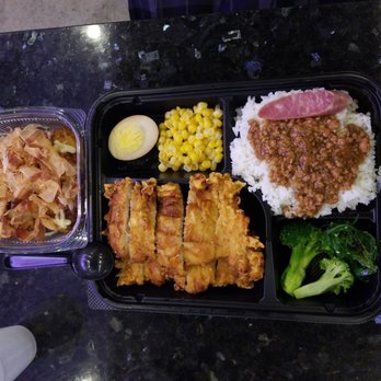 ViVi Bubble Tea - my favor crispy chicken cutlet bento and takoyaki, there are very delicious. crispy chicken are crispy and juicy. - Bubble Tea Near Me - Duluth, Georgia