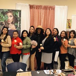 Acadia Beauty School - Acadia Beauty School at the Ecuadorian Consulate Makeup Workshop!