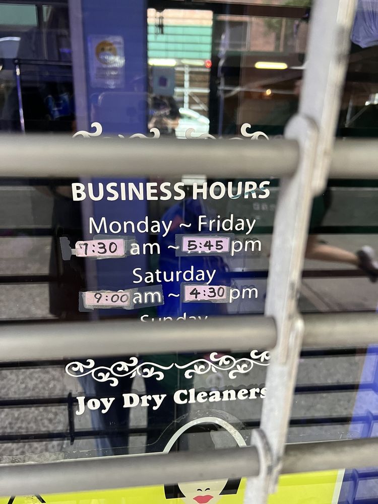 JOY DRY CLEANERS Updated August 2024 41 Reviews 53 W 16th St, New