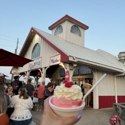 Kill Devil's Frozen Custard & Beach Fries - Flavor of the day was cherry! So good!