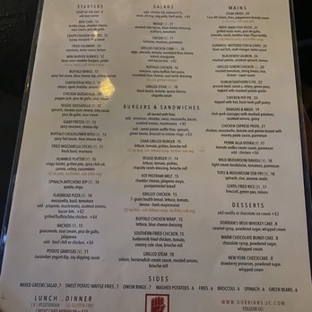 Dorrian's Red Hand - Menu - American Near Me - Jersey City, New Jersey Dorrian's Red Hand - Menu - American Near Me - Jersey City, New Jersey