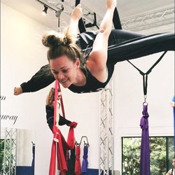 Aeriform Arts - Hammock Class at the new space