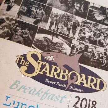 The Starboard - Awesome menu cover - American Near Me - Dewey Beach, Delaware The Starboard - Awesome menu cover - American Near Me - Dewey Beach, Delaware