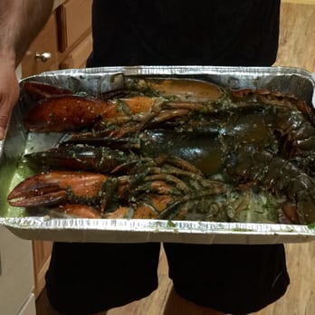 Pineaire Deli - Seasoned whole lobsters courtesy of Dimas. I only had to throw them on the grill for friends to enjoy. Delicious!!! - Delis Near Me - Bay Shore, New York Pineaire Deli - Seasoned whole lobsters courtesy of Dimas. I only had to throw them on the grill for friends to enjoy. Delicious!!! - Delis Near Me - Bay Shore, New York