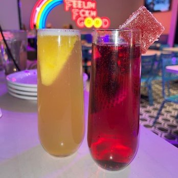 Bodega - Pineapple Mimosa & Prickly Pear Mimosa - Cocktail Bars Near Me - Glendale, Arizona