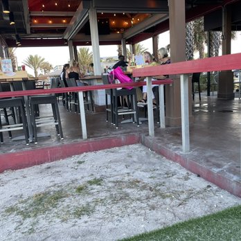 Crabby's Oceanside - Outside bar - Seafood Near Me - Daytona Beach, Florida
