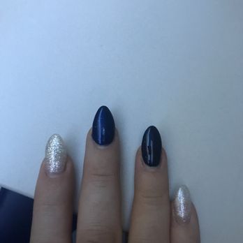 Nailtoepia Salon - the middle finger is the one i got redone at a different place. the difference in shape is ridiculous - Nail Salons Near Me - Encinitas, California Nailtoepia Salon - the middle finger is the one i got redone at a different place. the difference in shape is ridiculous - Nail Salons Near Me - Encinitas, California