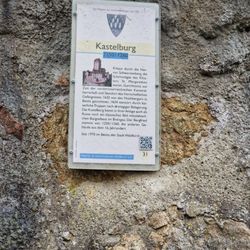 Burg Kastelburg - Informationstafel