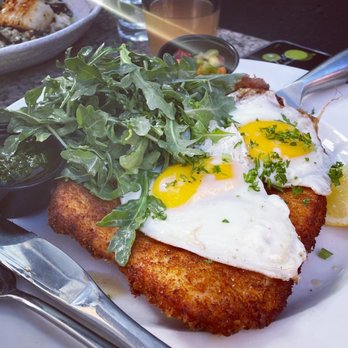 Brava Garden Eatery - Free Range Chicken Milanesa Caballo - Wine Bars Near Me - Pleasanton, California Brava Garden Eatery - Free Range Chicken Milanesa Caballo - Wine Bars Near Me - Pleasanton, California