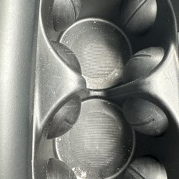 Filthy car at pick up. Asked for a new car and was just as disgusting. Filthy car at pick up. Asked for a new car and was just as disgusting.
